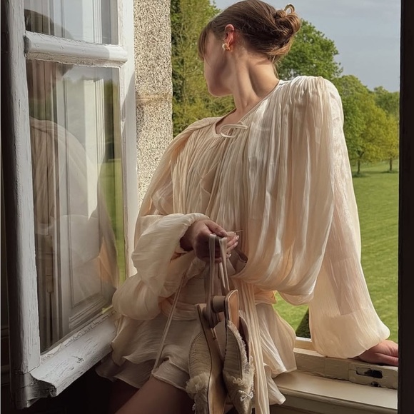 Viral Cream Women's Dress - Picture 4 of 6